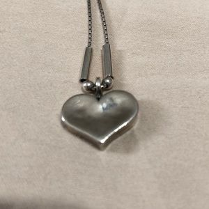 SILPADA romantic heart Sterling Silver Necklace